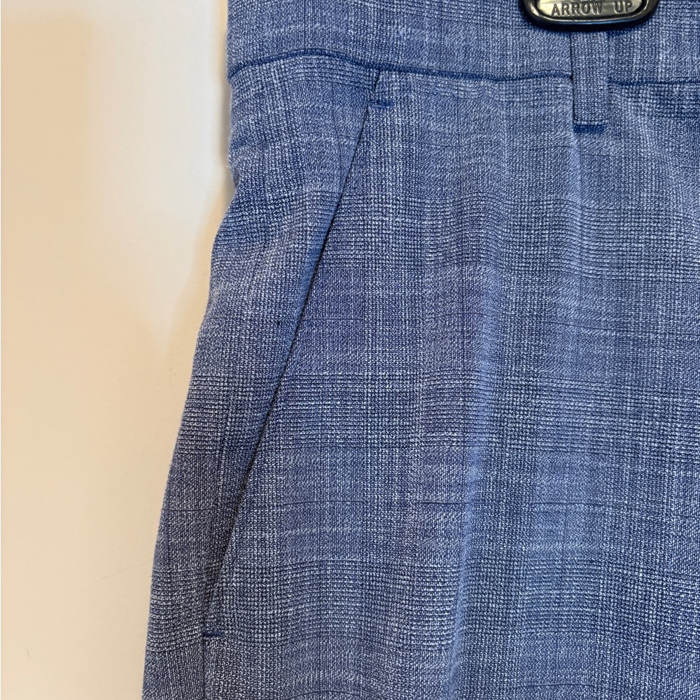 RW@CO Men's Blue Dress Pant 32X32 Casual Tailored Fit Office Viscose - Picture 5 of 11